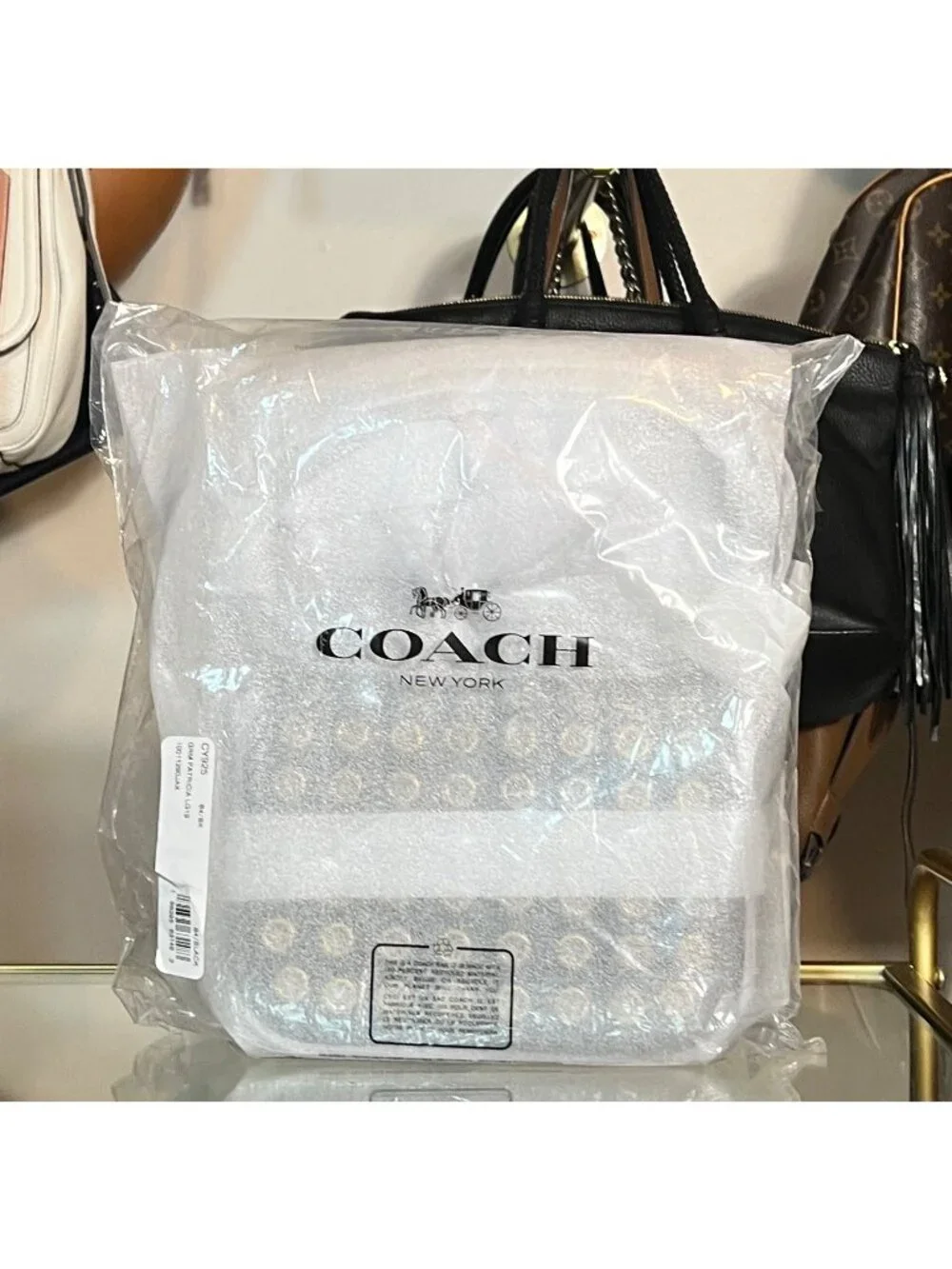 NWT!!  Coach  Patricia Legacy Handbag With Gold Grommet Detailing & Adjustable S